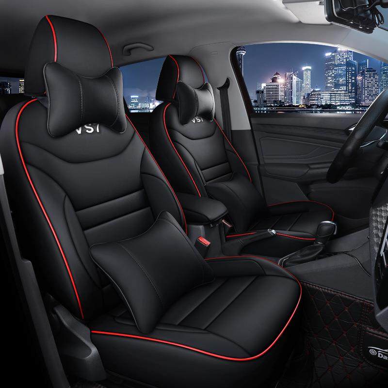 专车捷达VS7专用舒适座椅套耐磨皮革四季通用全包围五座汽车坐垫