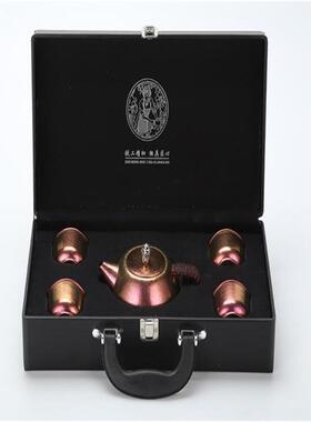 钛杯杯小茶纯功夫茶具套装43034便携钛一壶四杯滤网钛茶户外泡茶