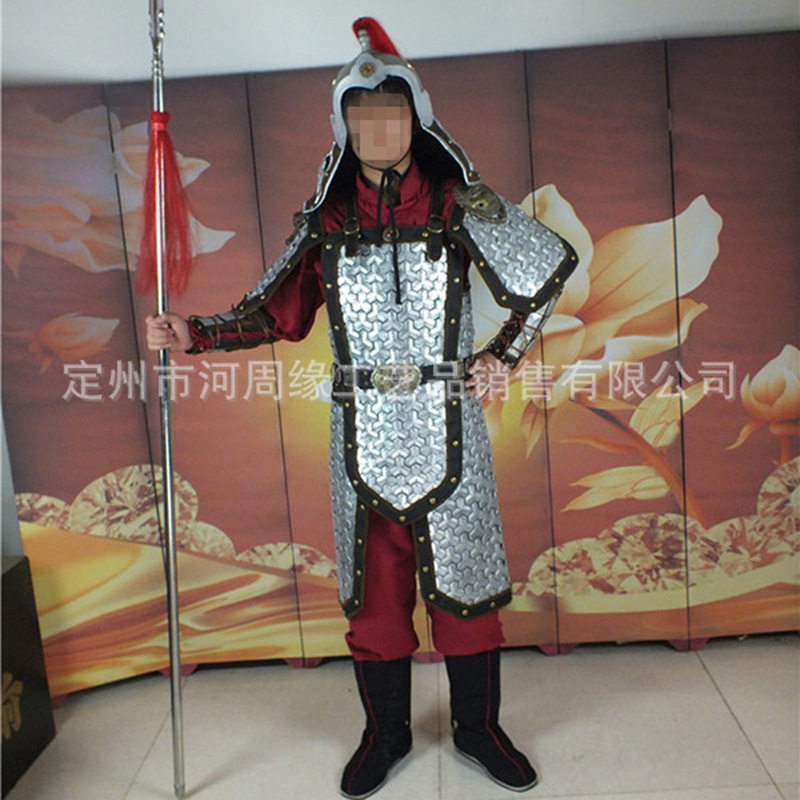 古装铠甲将士盔甲战袍中国古代盔甲演出服影视演出服古装勇士盔甲