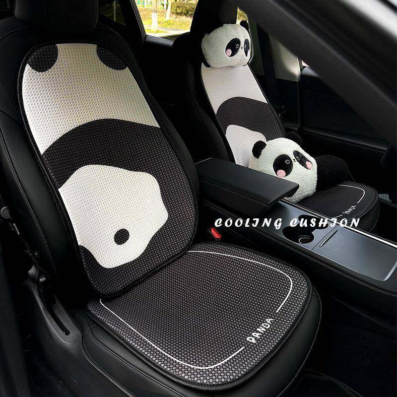 可爱熊猫汽车坐垫四季通用车用座椅套夏季车载座垫夏天冰丝垫子女,纺织面料/辅料/配套,纺织机械配件,淘宝优惠券,粉丝福利购,淘宝优惠卷