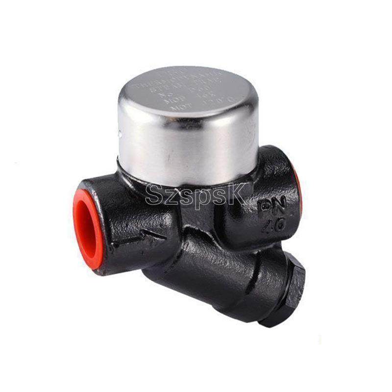 力热动5丝扣螺纹不锈钢铸钢疏水阀TD42HDN12调025394可节能