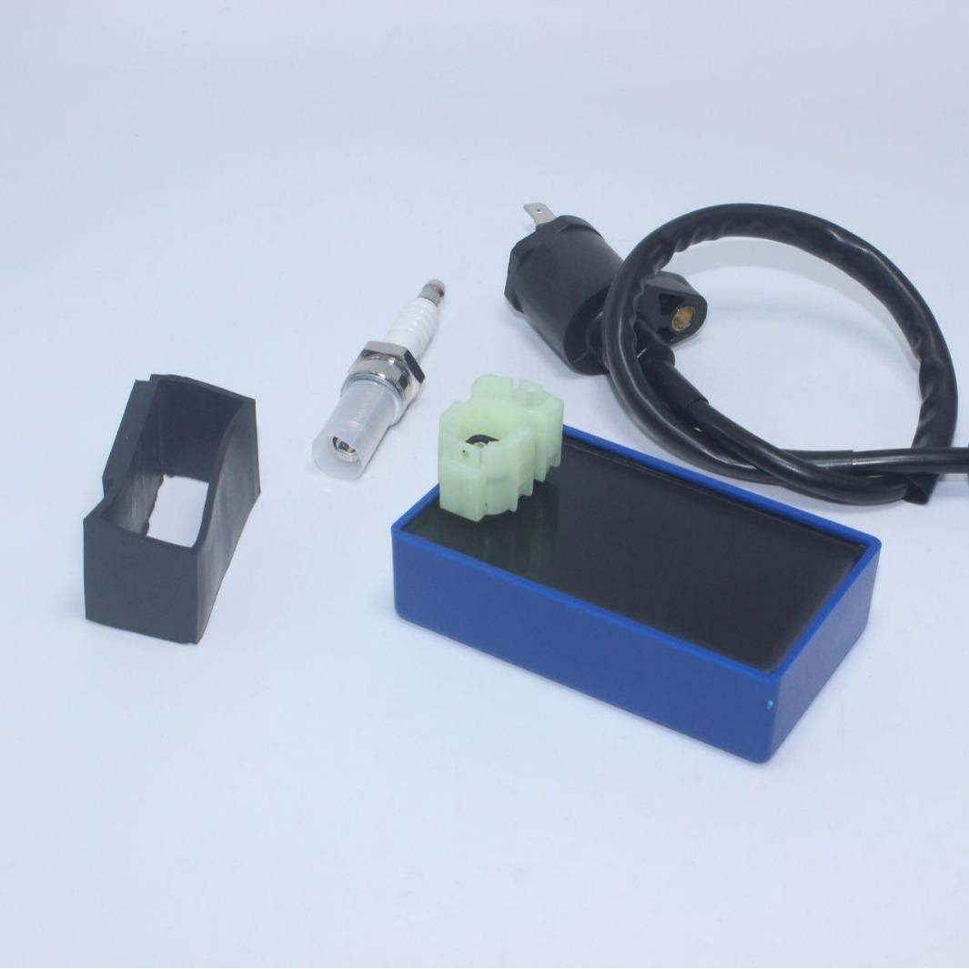 摩托车改装花塞蓝色点火火线圈CDI适用TRX3003041XS12-40-C4-77H0