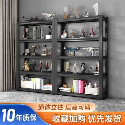 家物用货架置物商架多层落地仓阳台库储藏室杂间用超市钢制收纳架