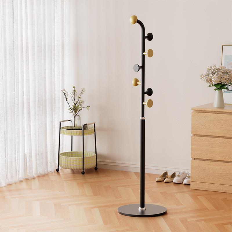 儿童衣架落地莲衣蓬61*32*7间款挂衣子女生卧室杆式帽架小空挂包