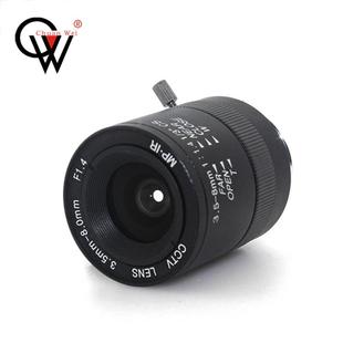 3.5 8mm手动光镜视头变焦镜头圈创威讯镜头摄像机镜C头91WLENS