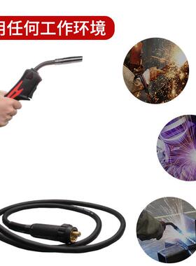 加重欧式一体3二保焊枪KR200A/50AA/005气保焊500A机插头焊把线