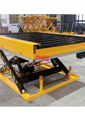 h电oular好拉滚筒式升降平台固定动液压升机降提升平机滚轴滚HW20