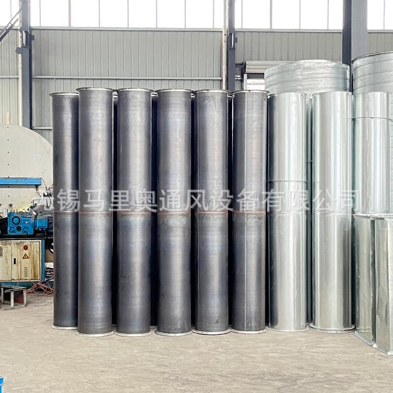 厂家供应焊接34碳钢腐除尘0焊接烟管无缝排烟654耐高温防通管风管