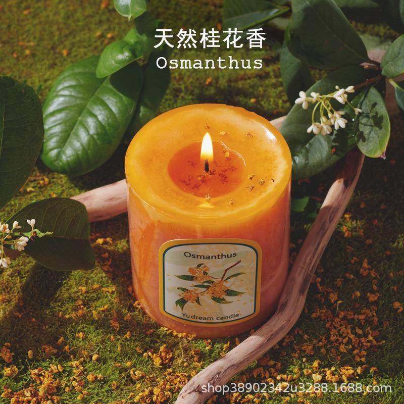 婚香薰蜡烛大家用卧室熏香号圆柱组合121套装装饰摆香氛件浪漫礼