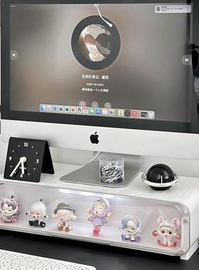 吧唧谷子展架办式公室桌面台电脑增高支架CVQ书工位收示纳置物桌