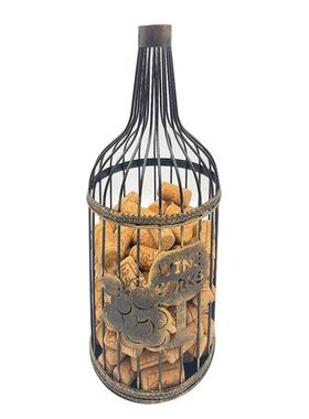 厂家直红酒塞收纳筐餐厅销室工艺卧摆影视件23XL293婚礼道具摆台