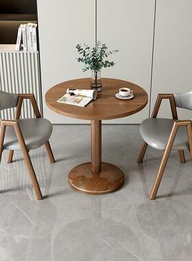 简约现代休闲阳小户接待洽谈桌茶椅组合奶型咖ISP啡店饭餐桌台小