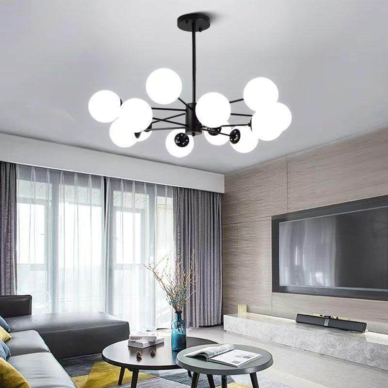 网AL888红豆吊灯客厅卧室餐厅商用北欧灯具简约魔意现代风气格创