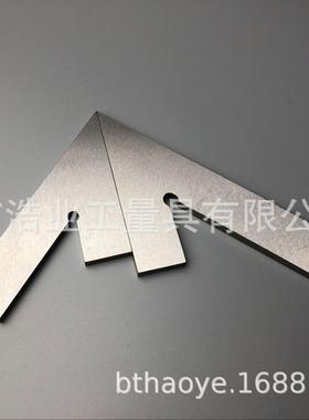 平口45度角尺150x10020宽5mm厚测量面手工研磨DIN875/2标准