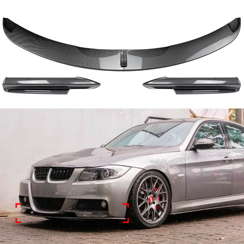 适用宝马3系E90E91前期M-Tech2005-2008前杠前唇前铲前包角改装