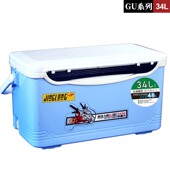 鼎龙钓箱34L升渔具台钓箱新款 无升降保温箱加长保温锁冷海钓钓箱