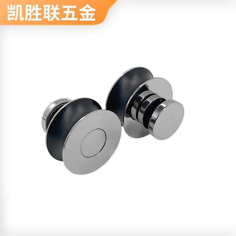 防水30不锈钢D5房5875圆管滑轮淋浴浴室推拉门4玻五璃平移门金配