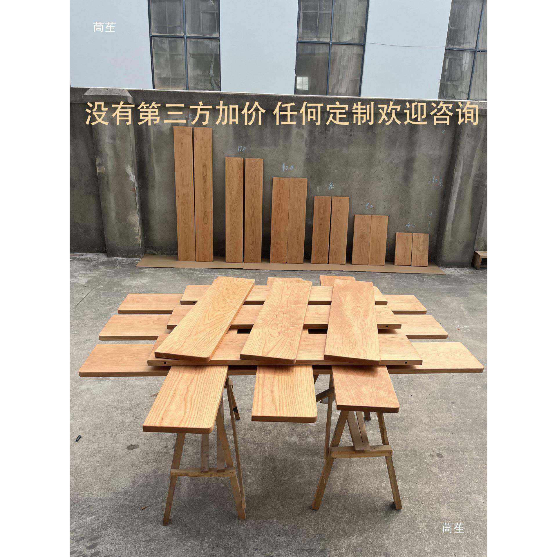 樱桃房木实木纳隔板层墙上置物架一字板搁板板装饰1321收书厨房其