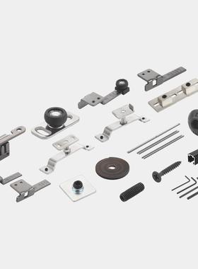 静音缓冲吊轮滑轮31763轨道厨卧室房卫生间推拉联门窄铝极边框动