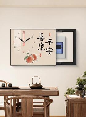 电箱装画电饰闸箱挂画电表箱BQ861253遮免打孔钟挡表壁画轻奢简约
