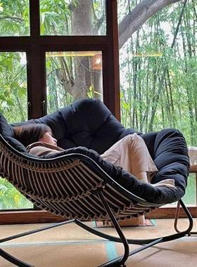 懒人鸟AWK窝摇摇轻躺椅阳台家用闲单人沙椅发客厅奢摇椅休成人可睡觉
