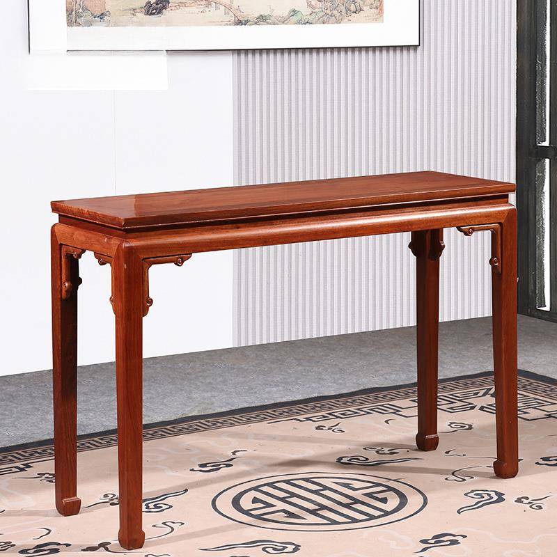 条案玄几关桌长桌条花梨PTAXGZ供桌式条新中式明佛桌实木平头玄关