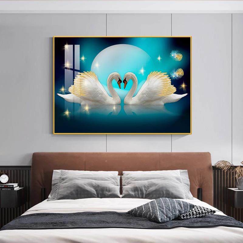 卧室床头装饰画现代简约0225新款主H8404331卧间画温房馨酒挂店宾