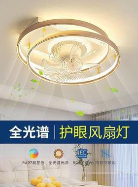 全铜电机吸风扇灯客厅轻奢顶家餐厅灯用一68583体吊扇具套餐全屋