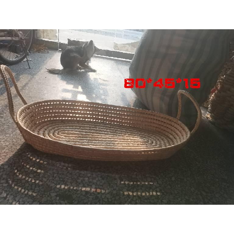 ⊕草满月拍照编织婴儿摇F76HJ98S篮拍摄道具便篮携退式编娃娃筐野