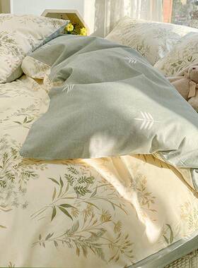 田园EX220512纯棉被套单20x230双人全棉被0150x200单人罩宿舍被件