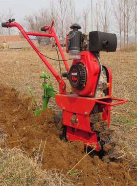 杠30动马沟力履单TSN带小型旋耕机柴油力气死牛田园管理机果园开