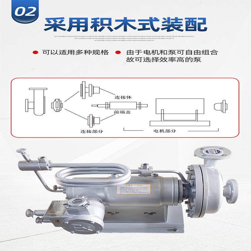 机高温分型屏蔽泵离大连帝国屏蔽电电齿轮泵884卧式敞开式叶轮电