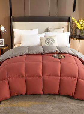 秋FDG54981被宿舍被春恒源头代冬羽绒被鹅绒白冬被加厚双人被季鸭