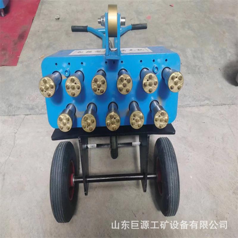 7气737动头混凝土凿毛机使用灵手推式11头加活强型毛气动凿机