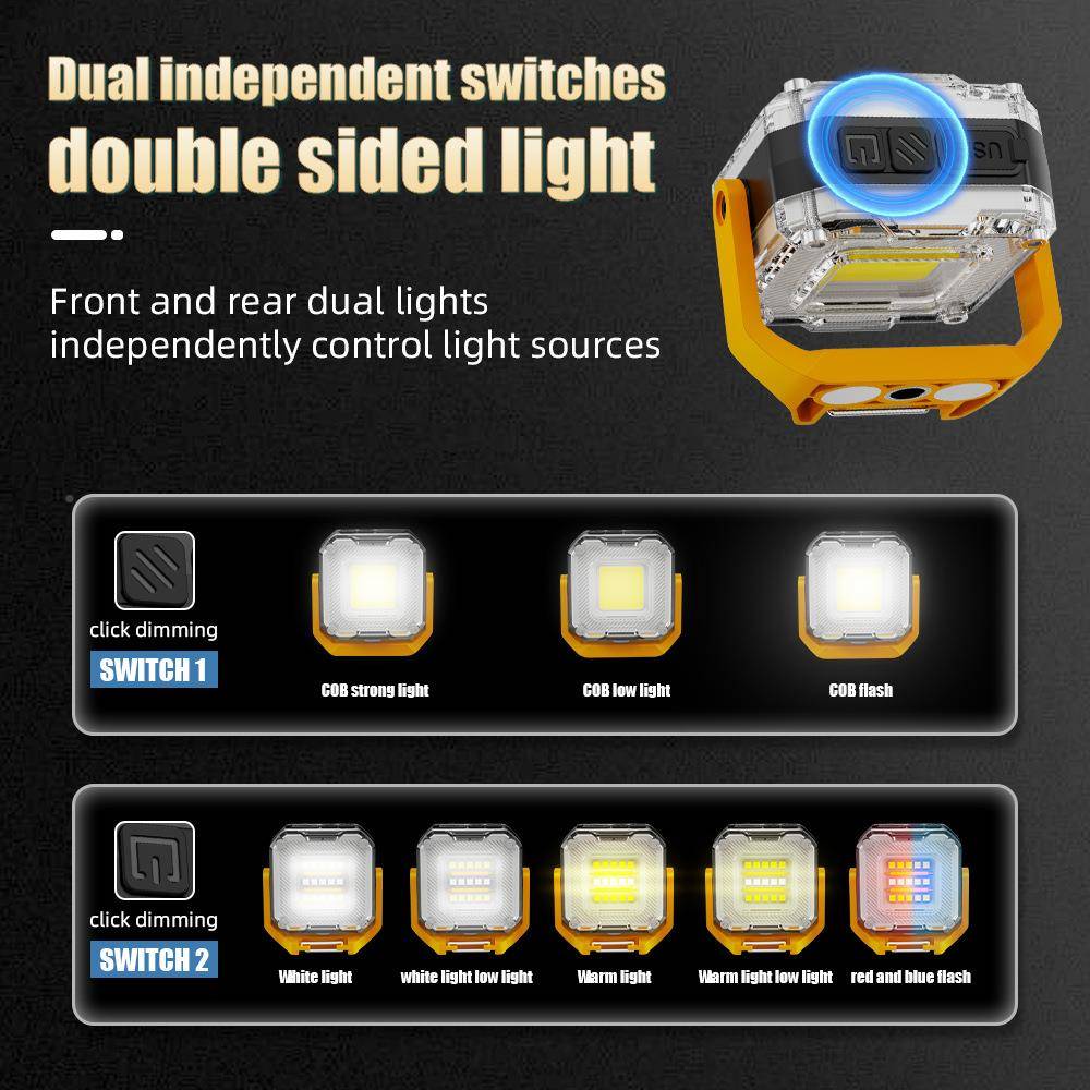 LiitoKala-F22ZZZ4小型便携强光充电工超亮迷你随身磁吸L作灯