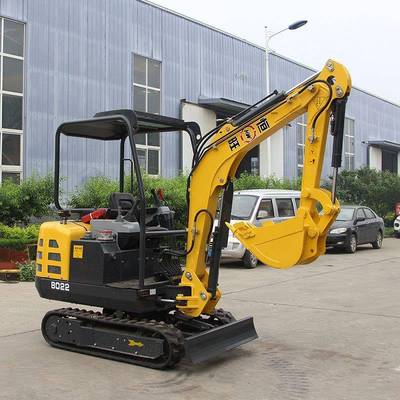 农08带72910小型挖掘机轮式挖掘履机用工程用小型微型挖土机
