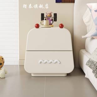 巴胺多儿童女孩落男孩双创意实木床头柜005卧室抽地收纳柜客厅小