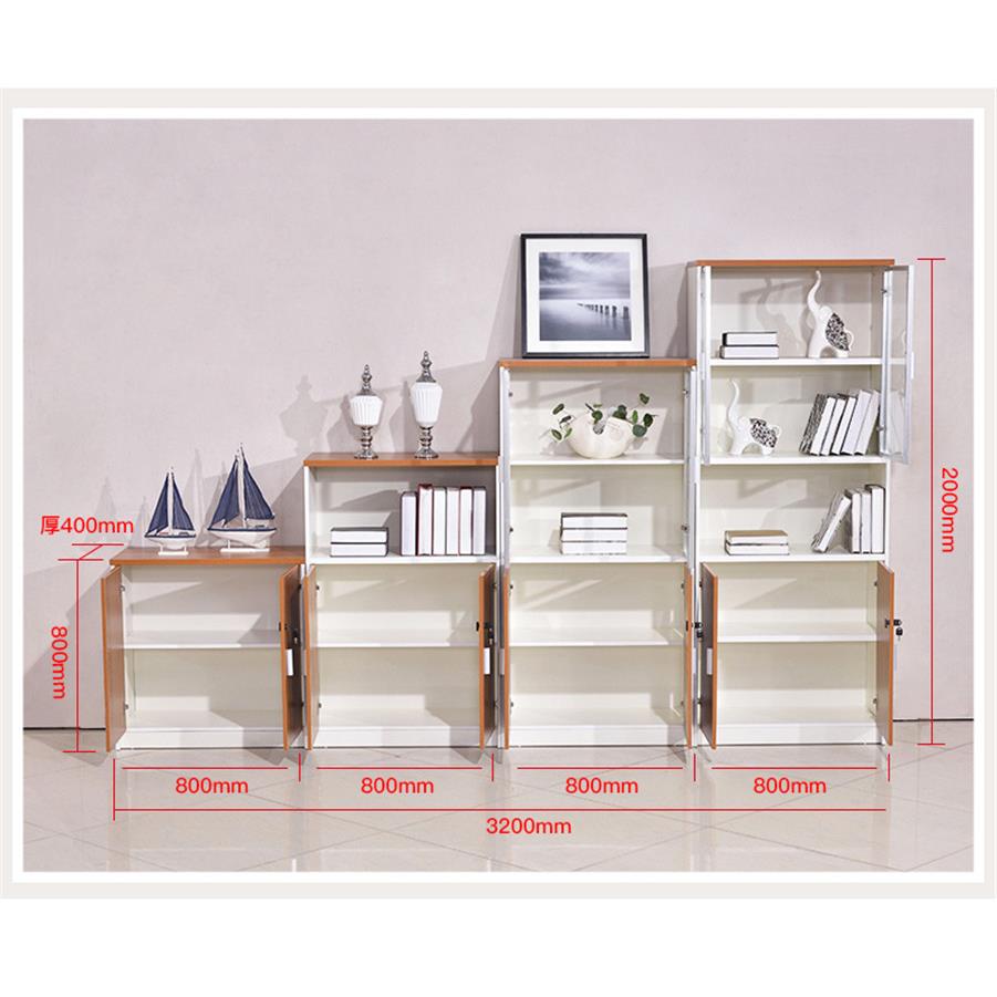 深办公家具文件质档案圳柜木板式办柜BS-003公资料柜矮柜高低柜带