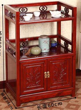 6L茶水柜实木RIJ靠餐边柜家用公室墙客办厅边A柜酒店柜酒柜小茶柜