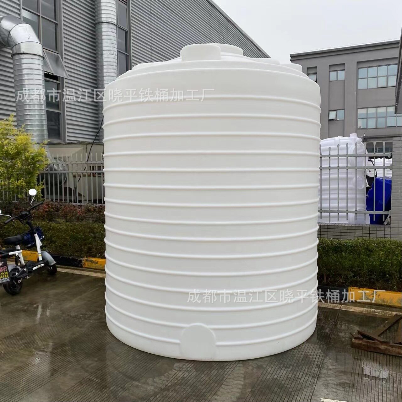 加厚5吨立式塑料化工储罐水塔5000L升搅拌蓄水箱,5立方pe储水桶