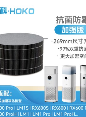 空气净化器r8加湿滤网湿帘KJ650GR8RX600prohLM1S适配FS-60RX无雾