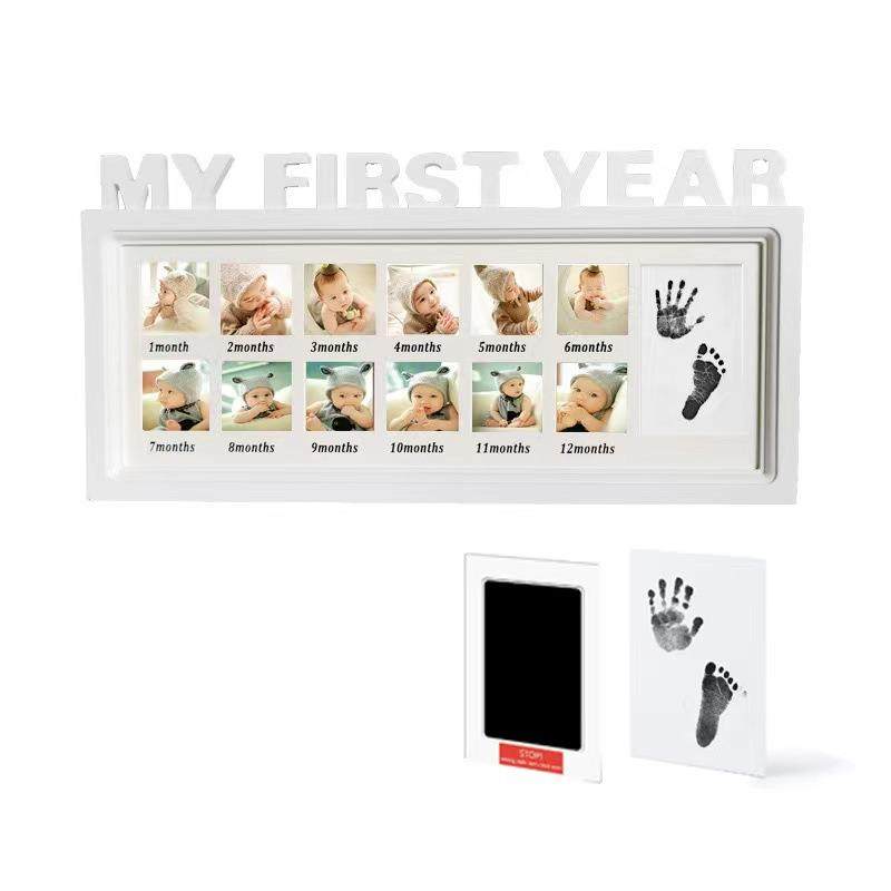 宝宝周岁相框手脚印免洗印油纪念木质相框不接触皮肤手印相框,纺织面料/辅料/配套,纺织机械配件,淘宝优惠券,粉丝福利购,淘宝优惠卷