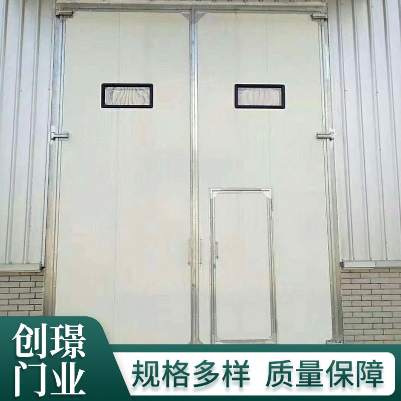 厂家现货工业平开门不锈钢平移门仓库厂房电动工业保温平开门
