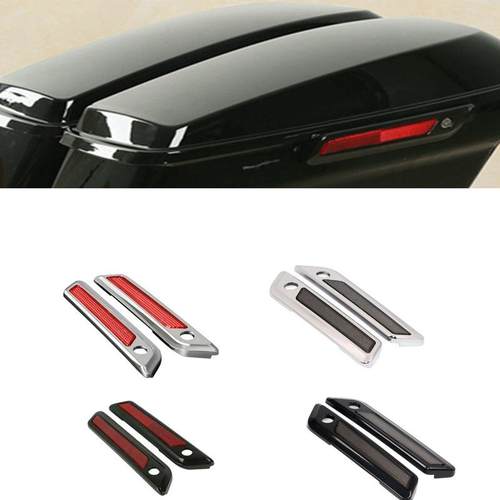 哈雷大滑翔路王改装配件双打街道滑翔侧边箱锁盖装饰盖14-23