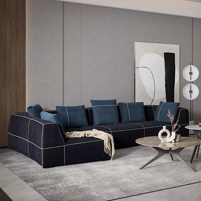 意大利设计师创意沙发别墅大户型布艺沙发简约现代轻奢时尚沙发