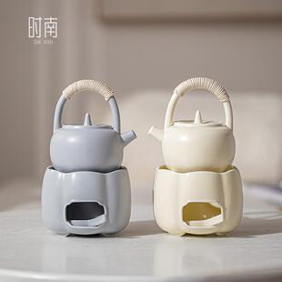 奶油蜡烛温茶炉套装陶瓷加热底座热茶暖茶炉下午茶高颜值煮茶炉子