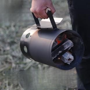 木炭引燃桶快速点炭桶烧烤炉点火器竹炭引火桶筒户外升火桶点火桶