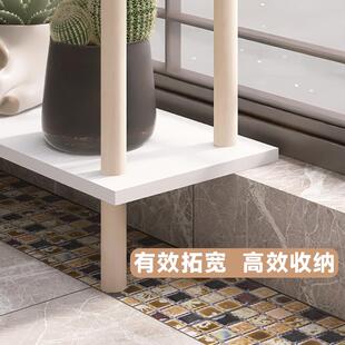 A18阳台加宽花架窗沿台面增宽多层落地高低脚架窄窗台延伸置物架