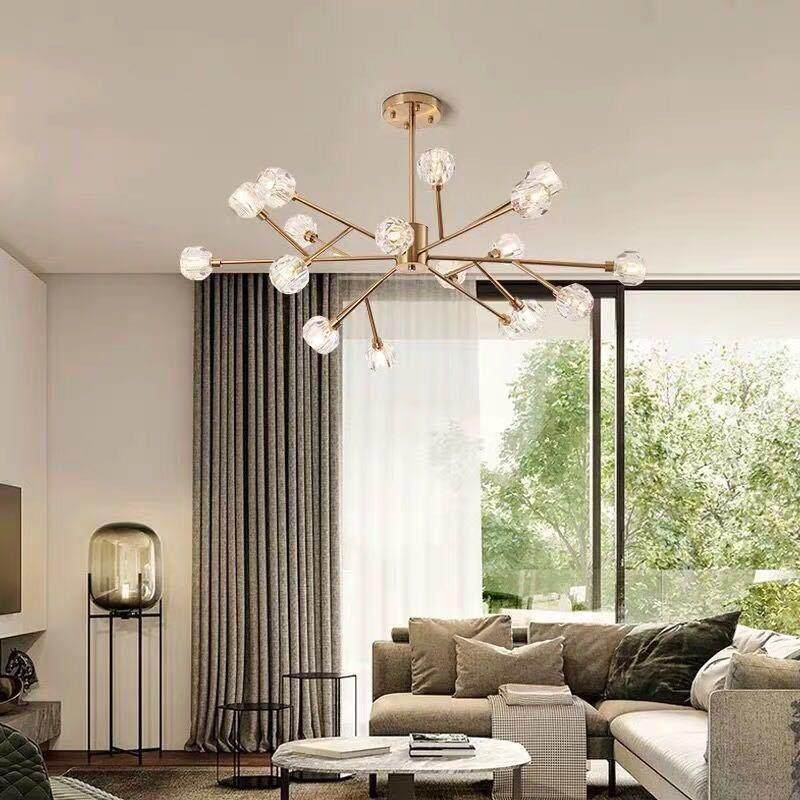 美式水晶餐厅北欧简约枝形风格创意个性客厅后现代轻奢卧室铜吊灯,纺织面料/辅料/配套,纺织机械配件,淘宝优惠券,粉丝福利购,淘宝优惠卷