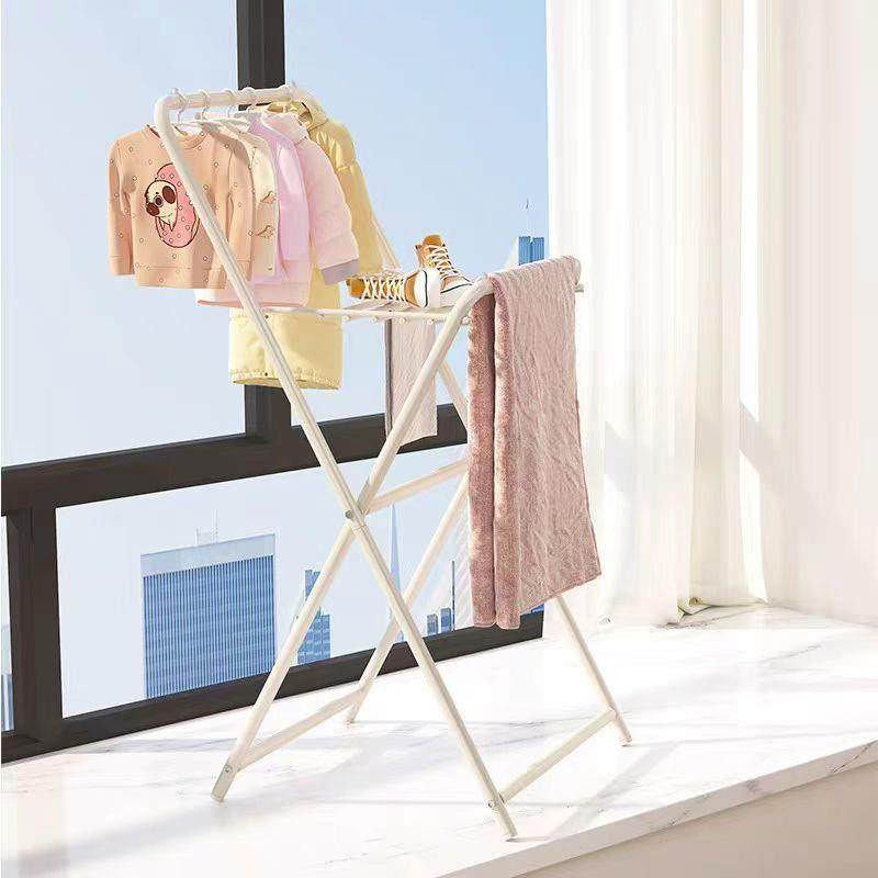 折叠晾衣架落地家用阳台晾衣杆衣柜卧室挂衣架便携晒衣服架子,机械设备,其他机械设备,淘宝优惠券,粉丝福利购,淘宝优惠卷
